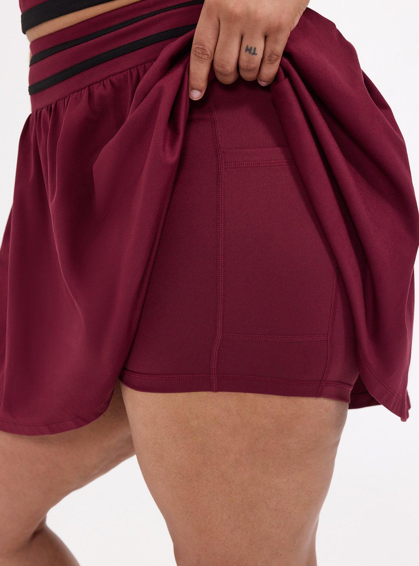 TRU Performance Butter Active Skort, MAROON BANNER, alternate