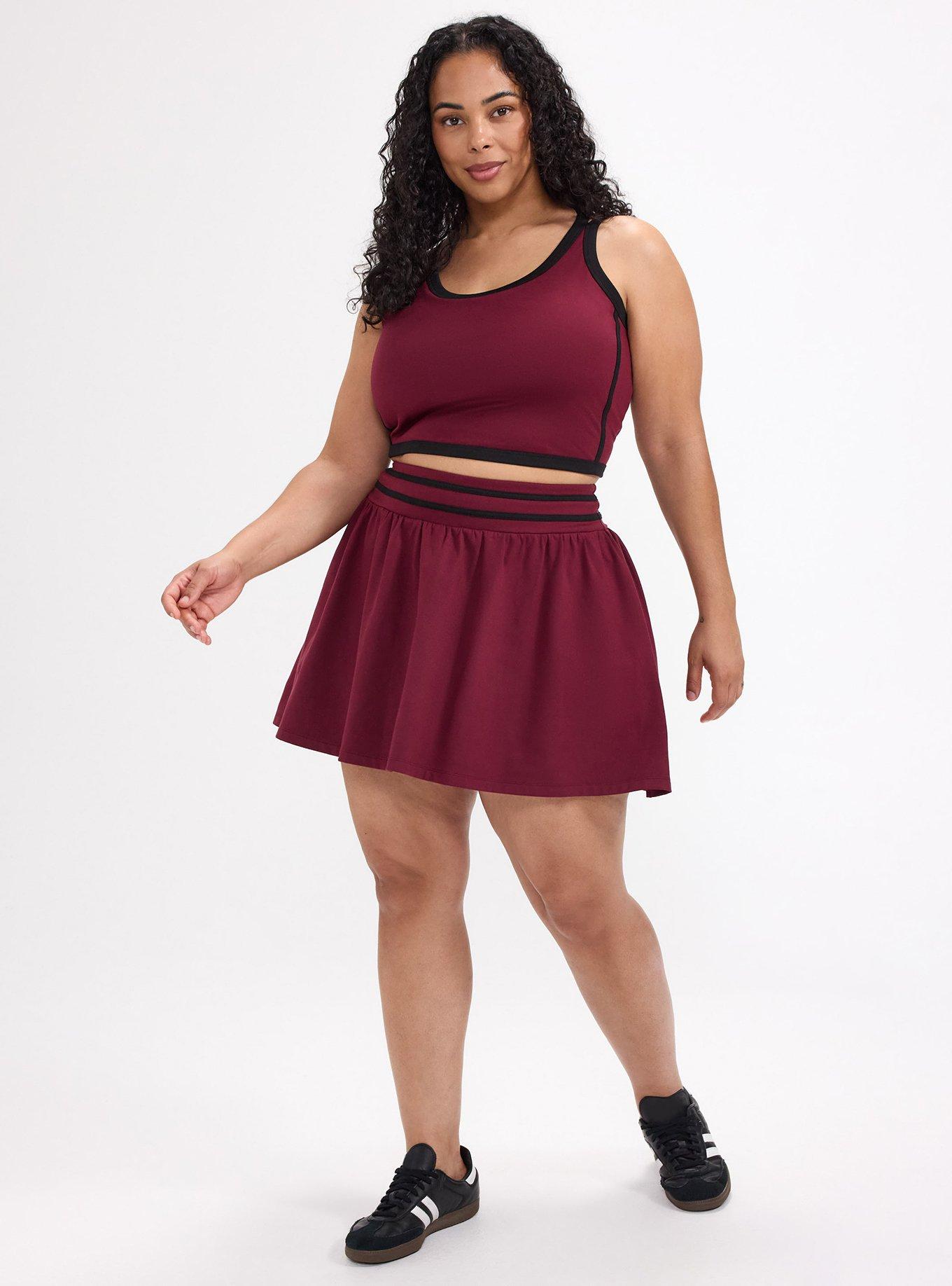 TRU Performance Butter Active Skort, MAROON BANNER, alternate