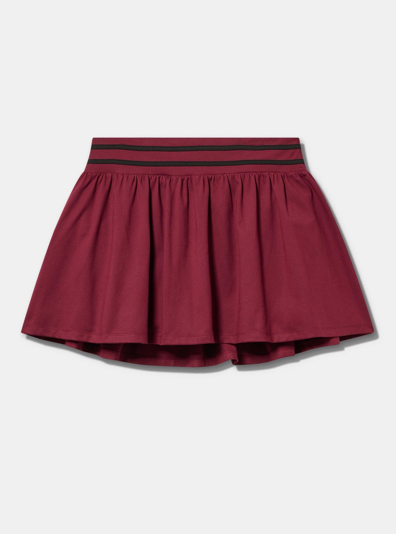 TRU Performance Butter Active Skort, MAROON BANNER, flat