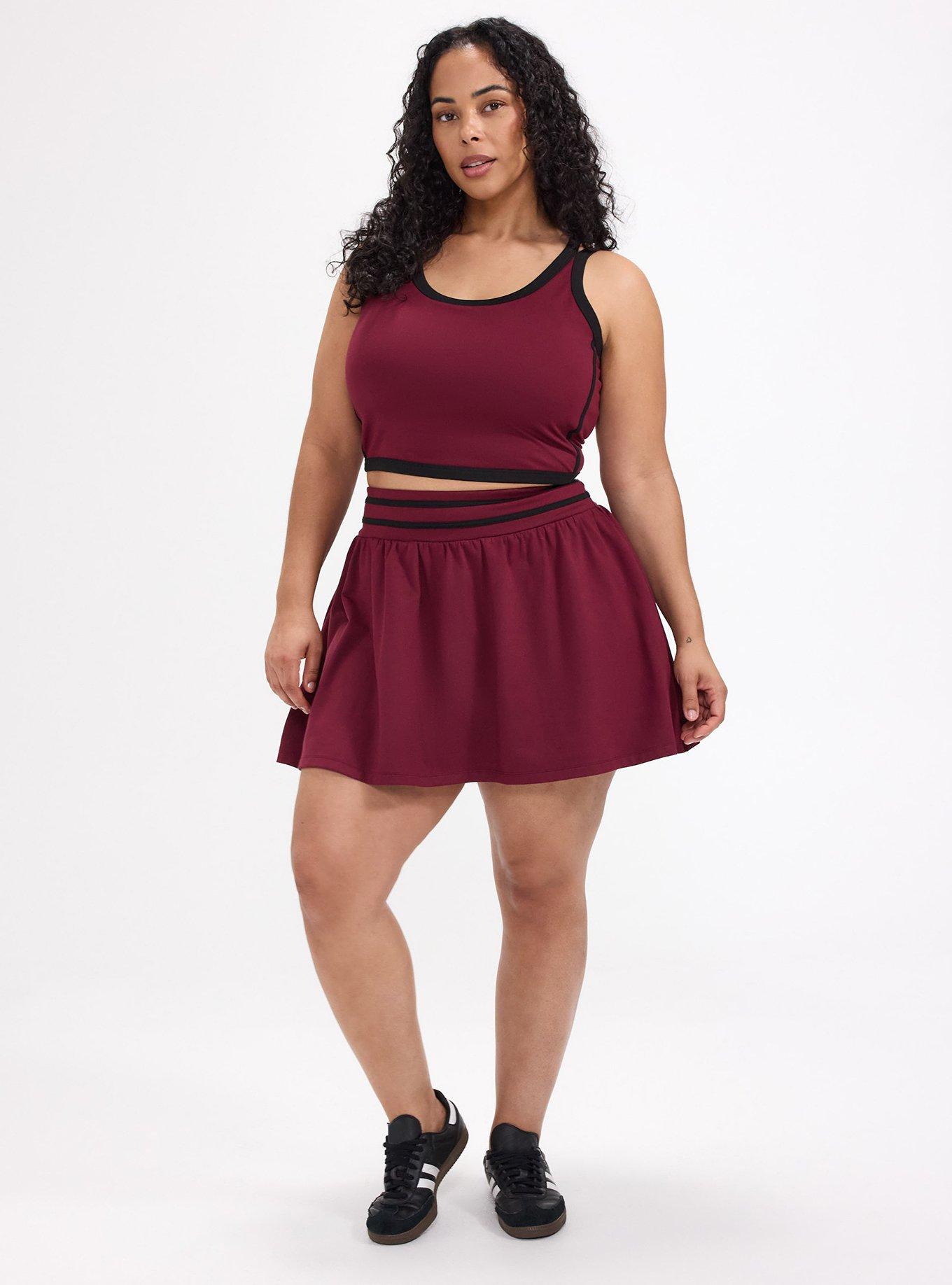 TRU Performance Butter Active Skort, MAROON BANNER, hi-res