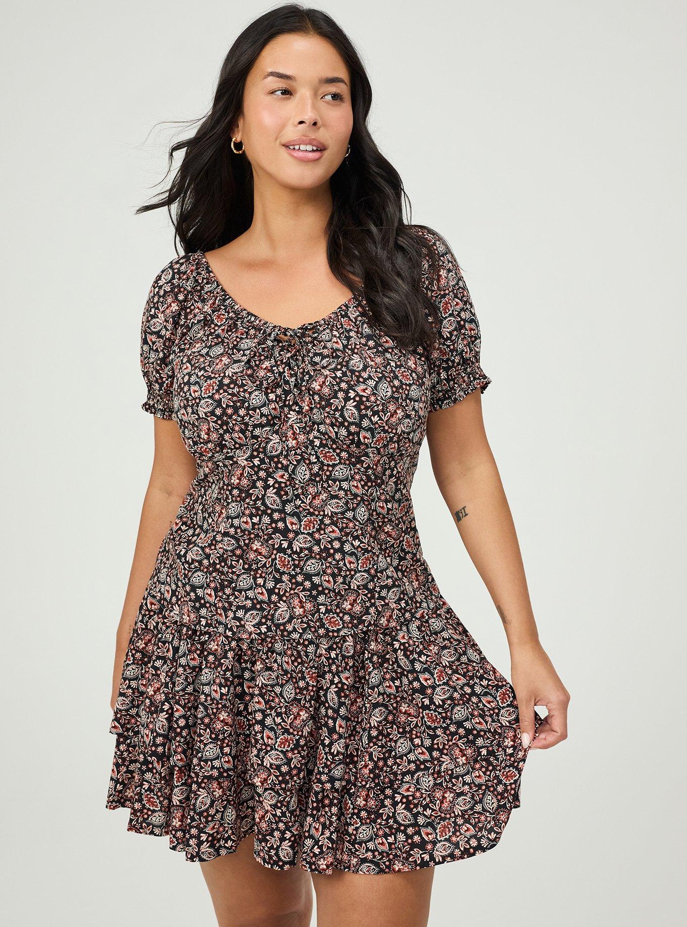 Challis Puff Sleeve Crop Top, PATCH PAISLEY BLACK, alternate