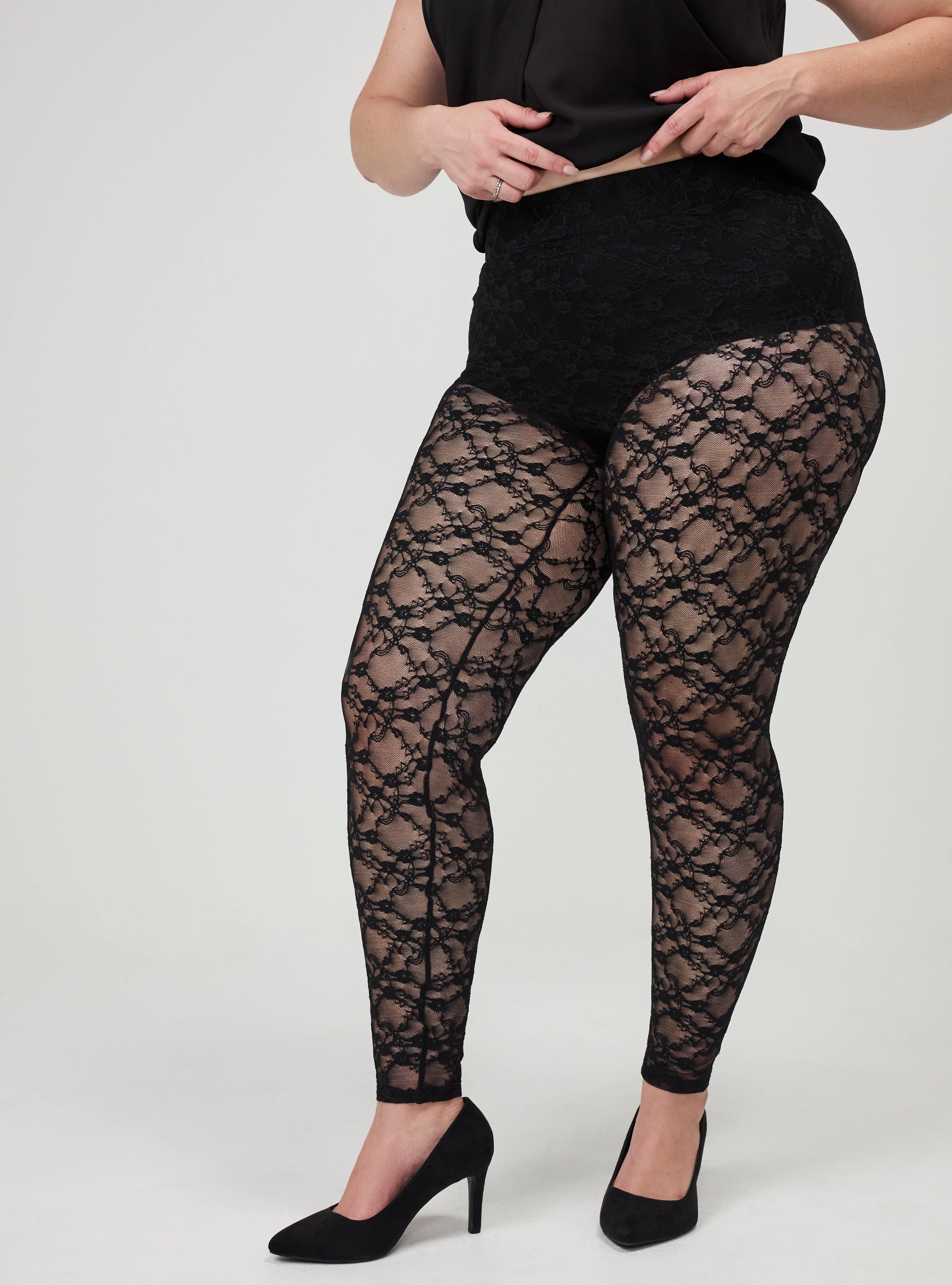 Lace Legging, DEEP BLACK, alternate