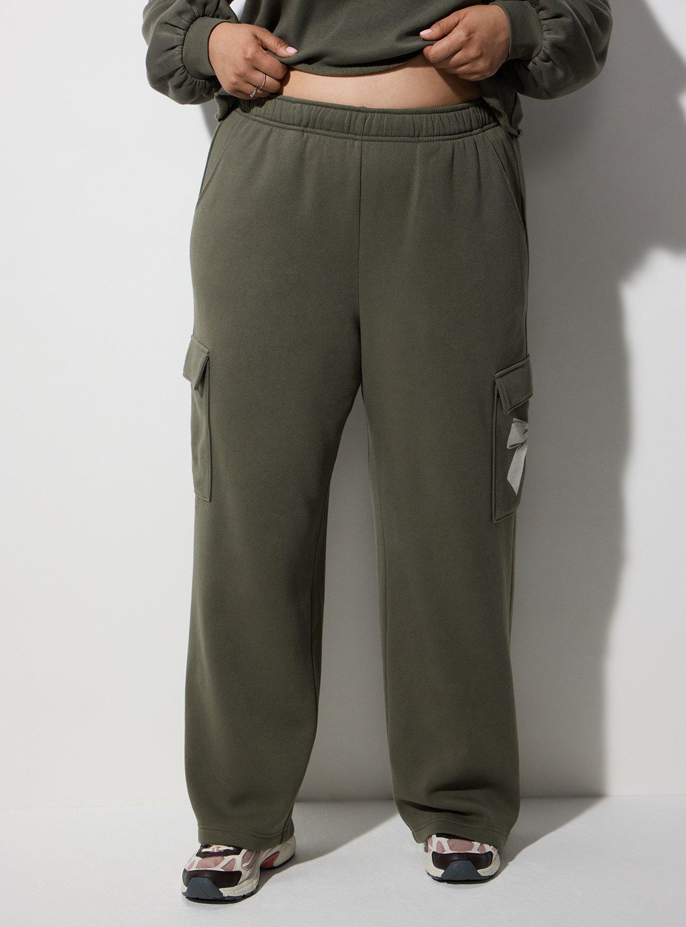 LoveSick Wide Leg Cargo Sweatpant, KALAMATA WHITE BOW, alternate