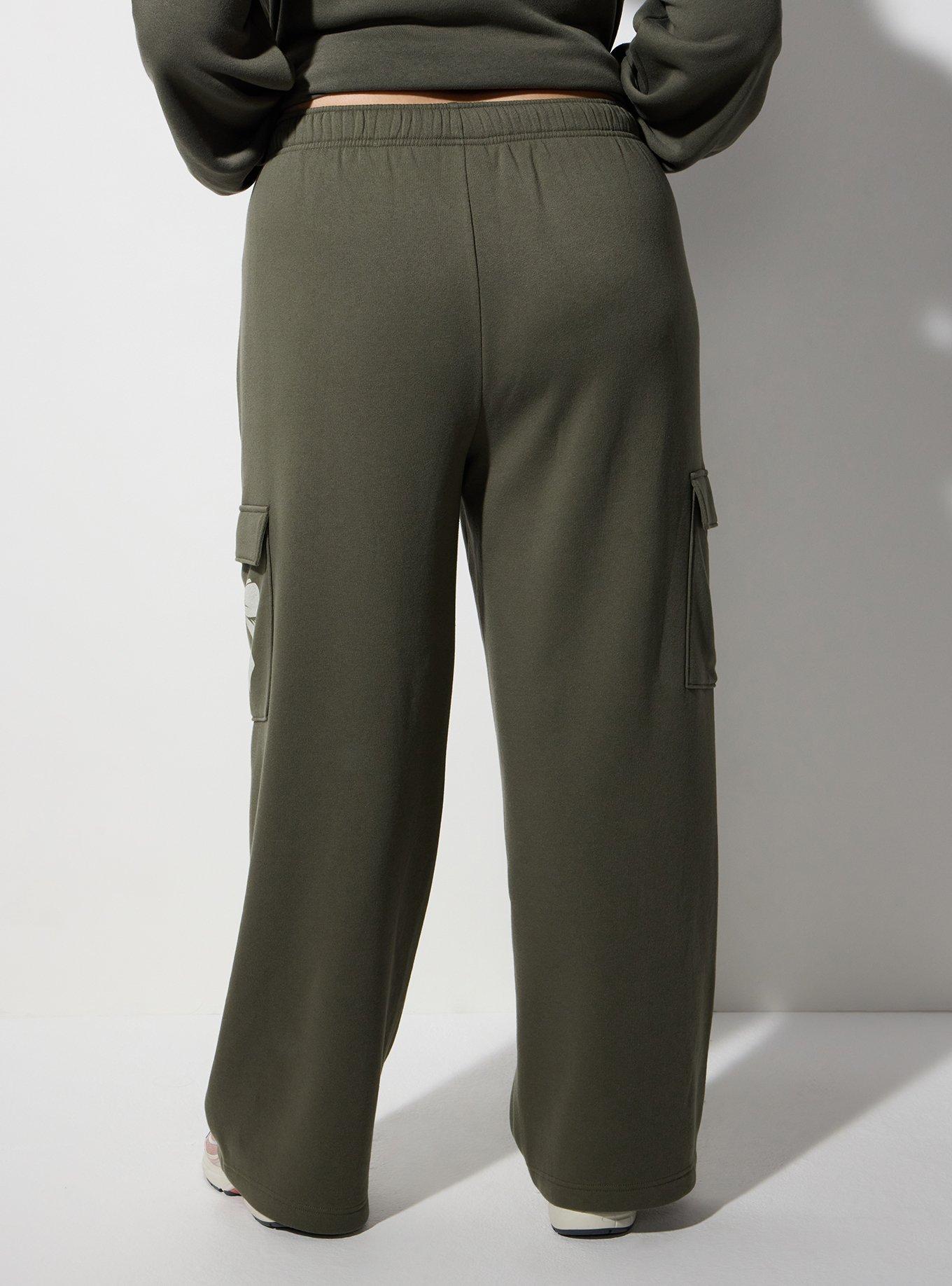 LoveSick Wide Leg Cargo Sweatpant, KALAMATA WHITE BOW, alternate
