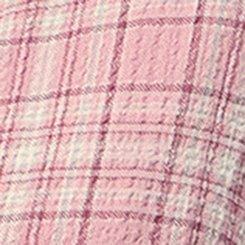 Festi Drop Shoulder Studded Button-Up Shirt, MATTY PLAID PINK, swatch