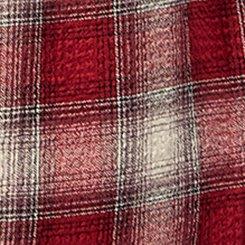 Plus Size Festi Drop Shoulder Studded Button-Up Shirt, JONNIE PLAID RED, swatch