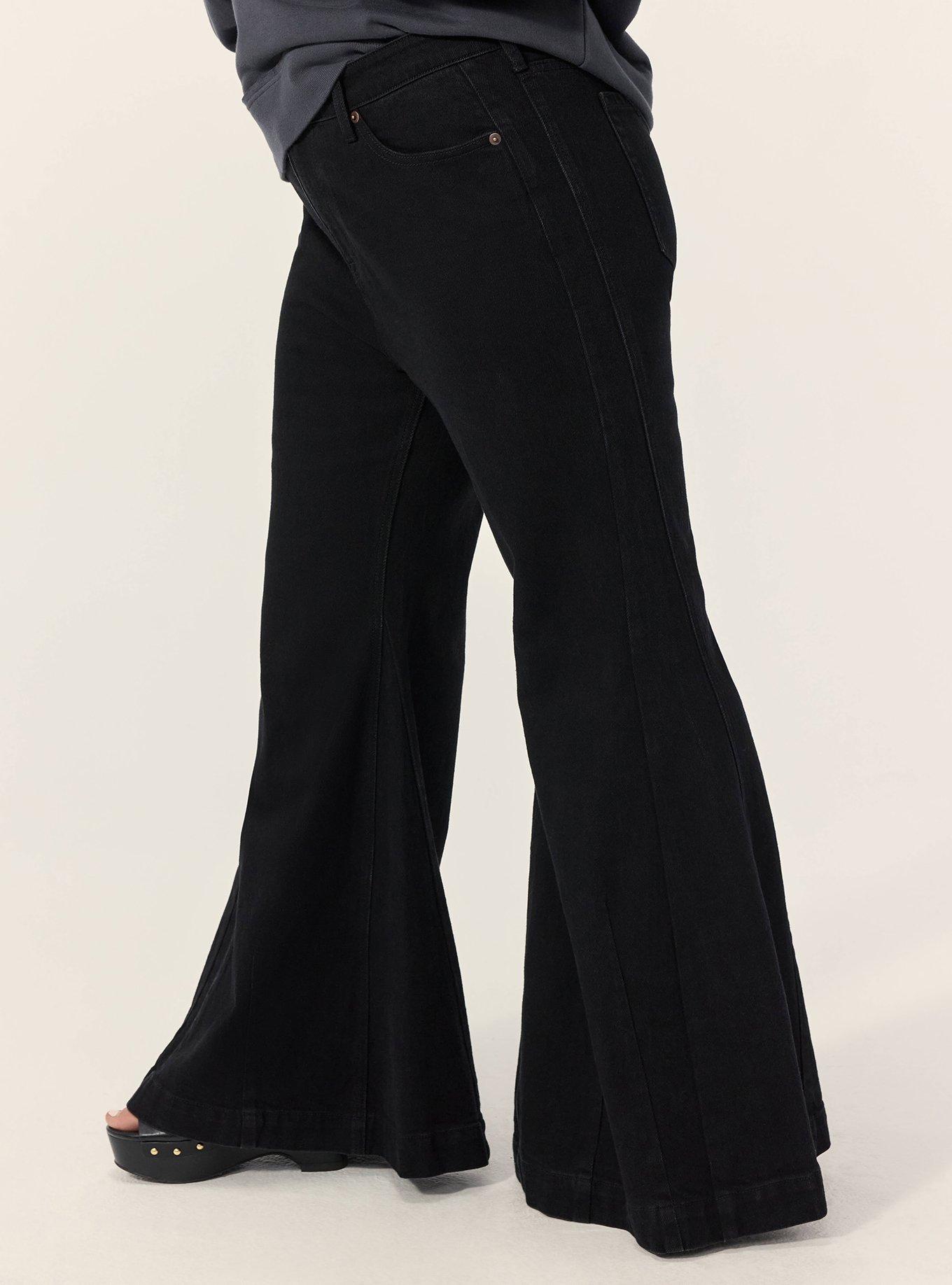 Festi Sky High Super Flare Jean, BLACK RINSE, alternate