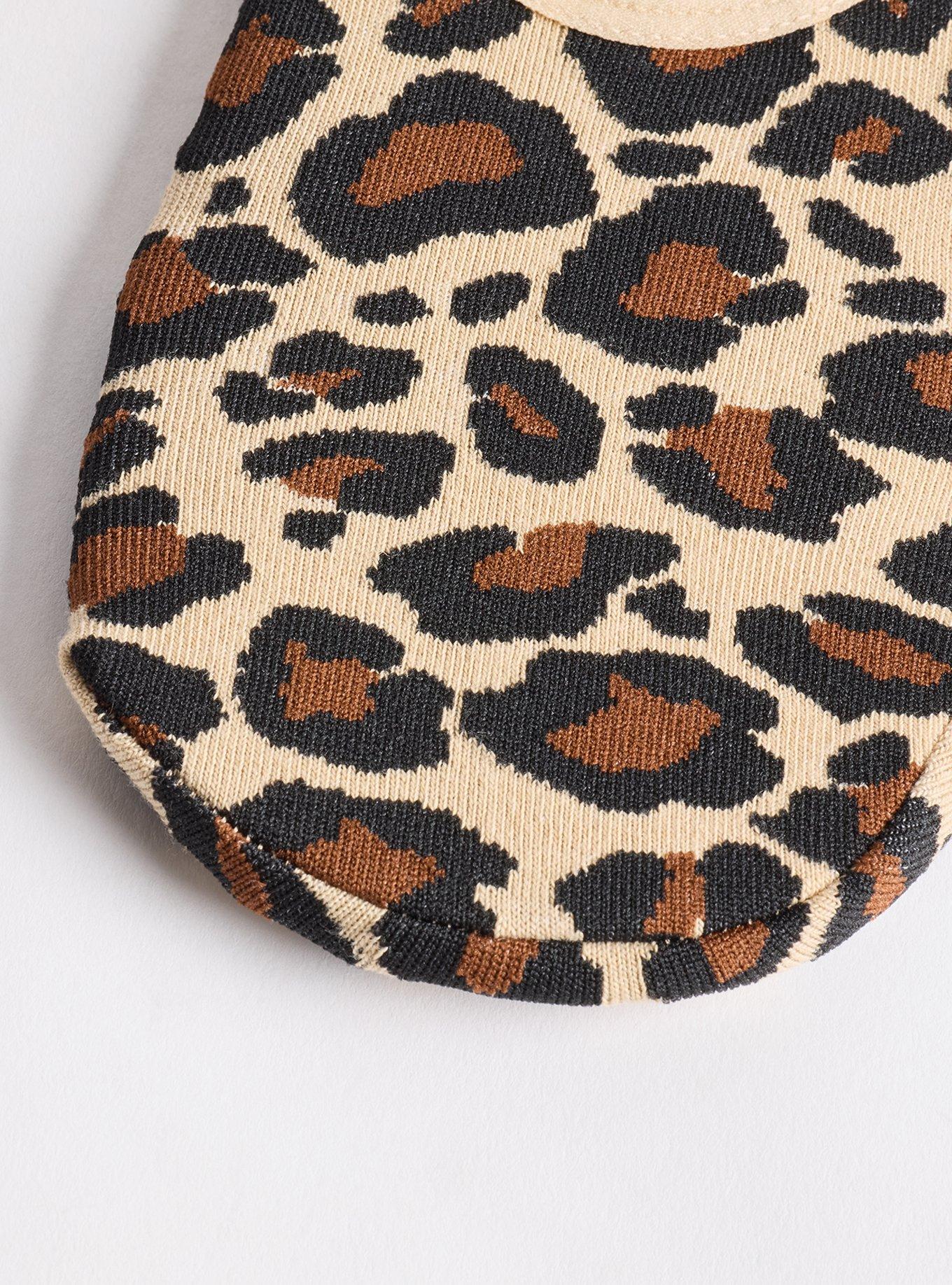 Plus Size 3-Pack No Show Socks, ANIMAL, alternate