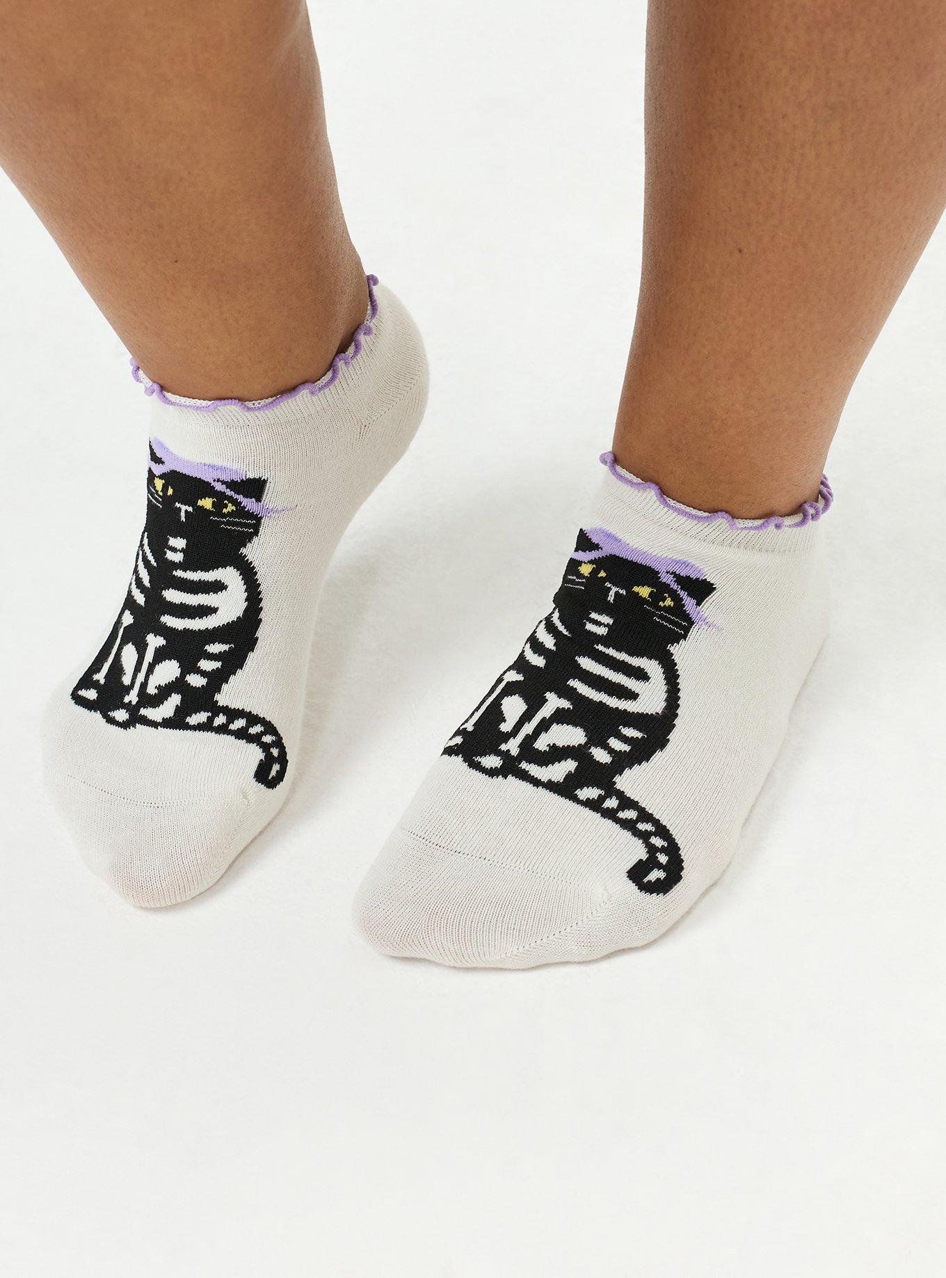 5 Pack Halloween Low-Cut Socks, PINK MULTI, alternate