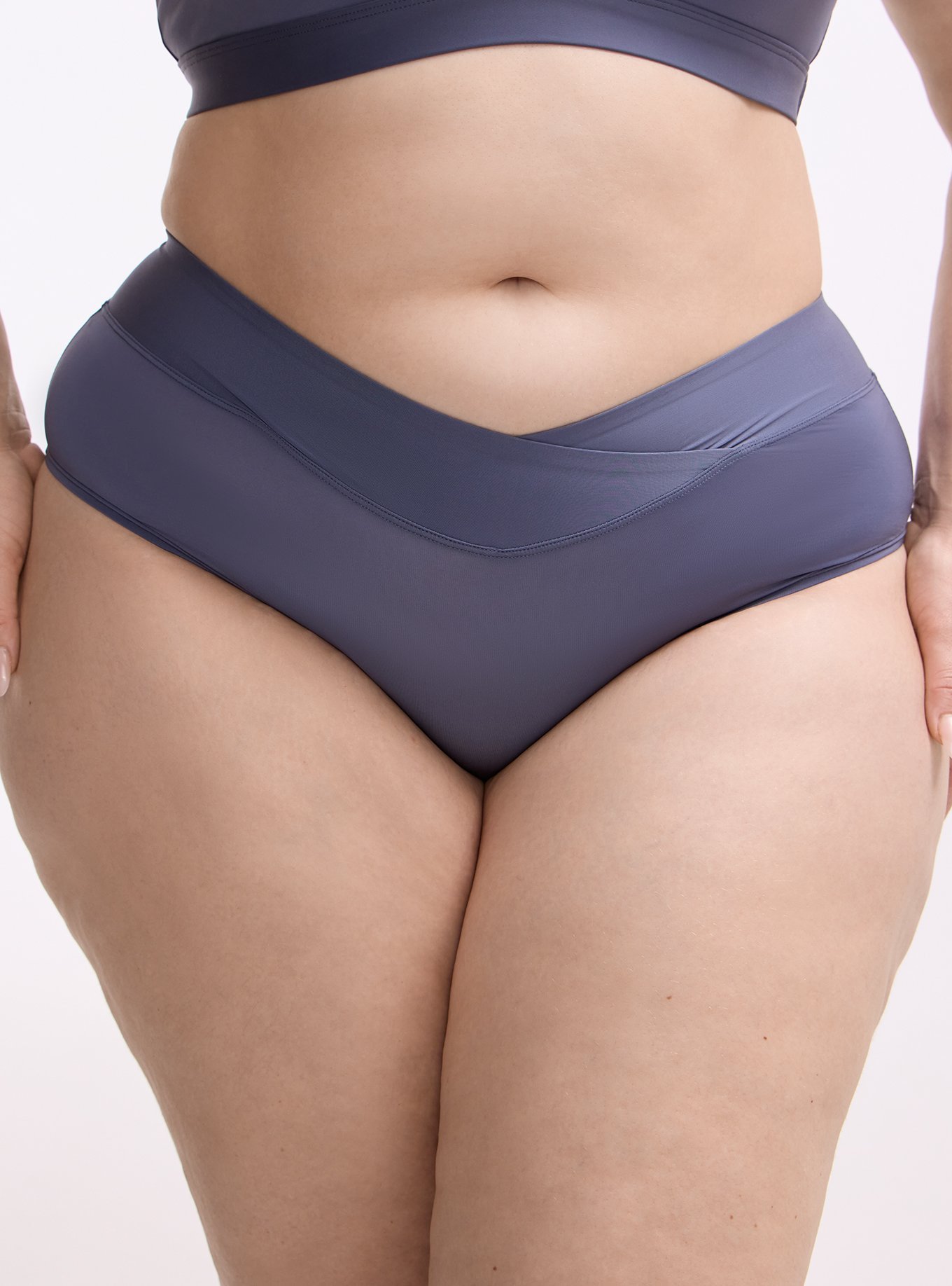 Microfiber Mid-Rise Cheeky Panty, NIGHTSHADOW BLUE, alternate