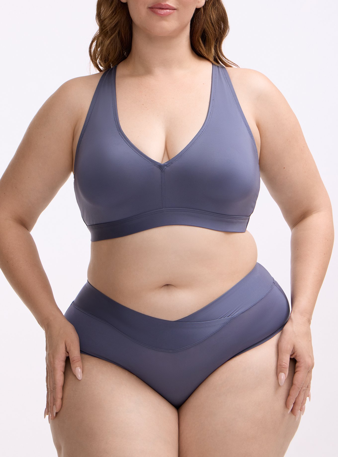 Microfiber Mid-Rise Cheeky Panty, NIGHTSHADOW BLUE, alternate