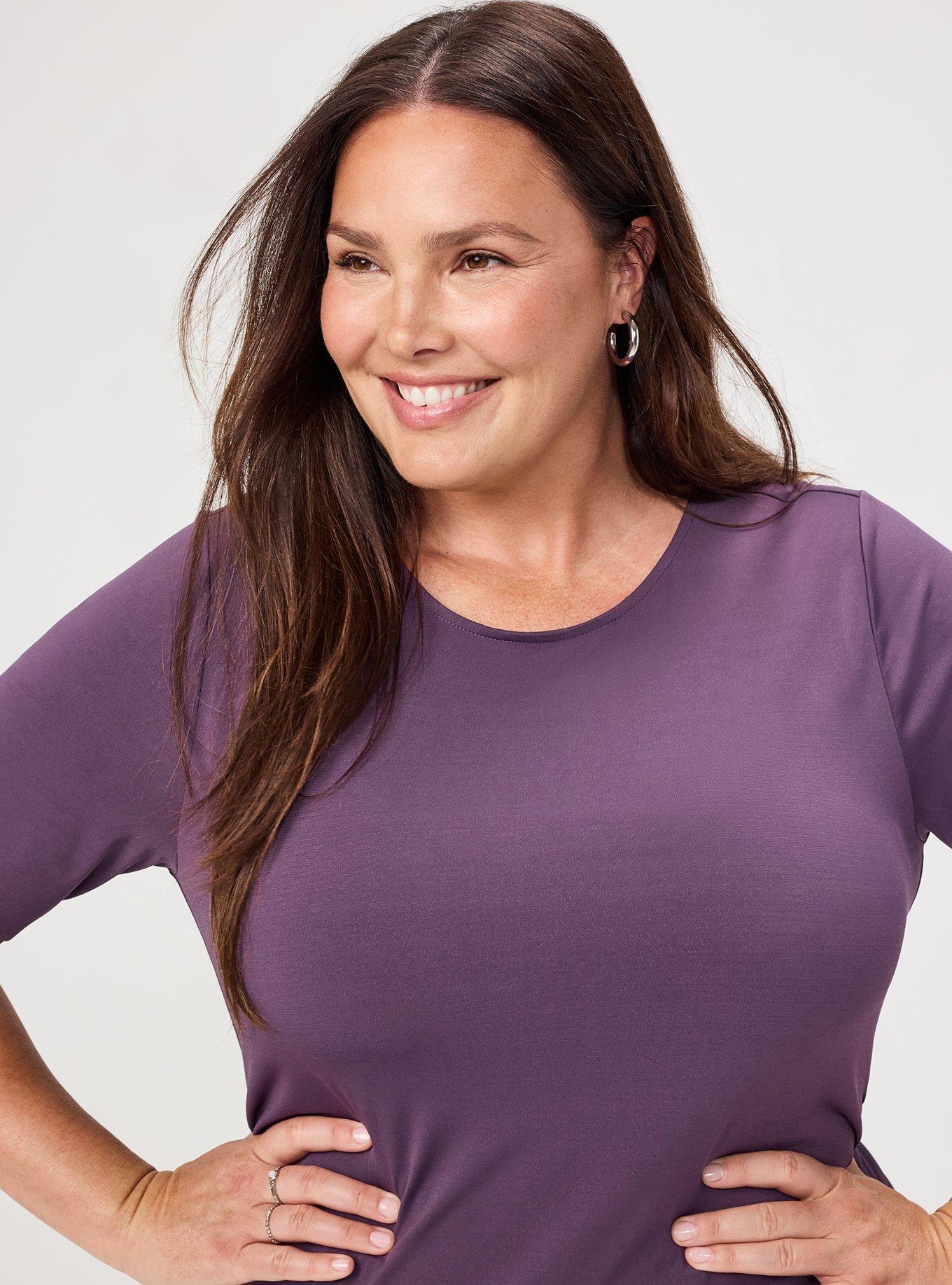Studio Slinky Ruched Top, NAVY COSMOS, alternate