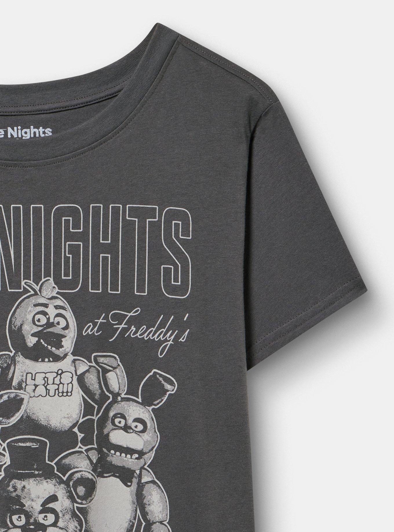 Five Nights At Freddy's Classic Cotton Crew Tee, VINTAGE BLACK, alternate