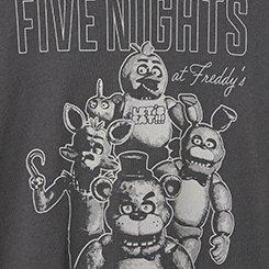 Five Nights At Freddy's Classic Cotton Crew Tee, VINTAGE BLACK, swatch