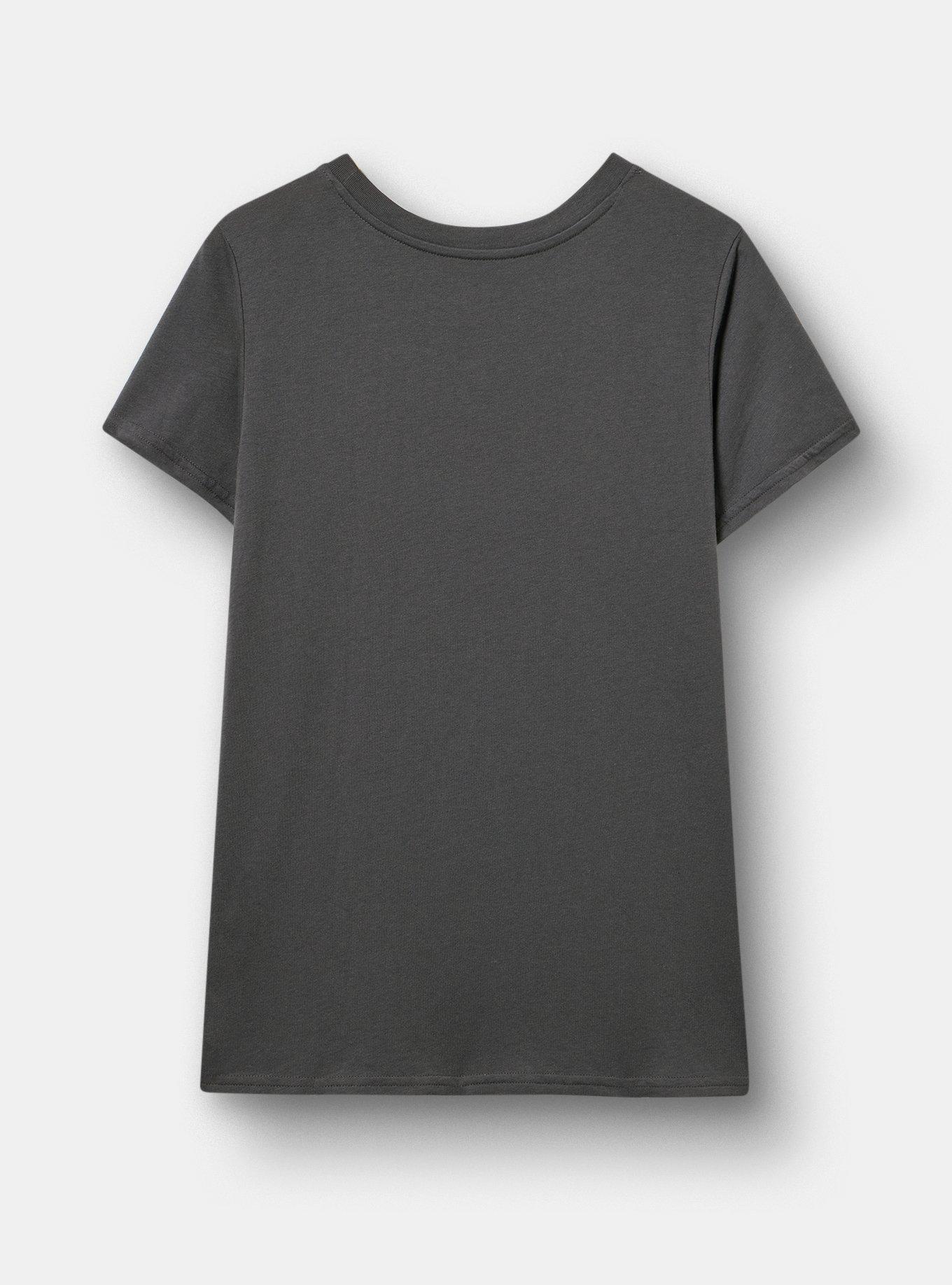 Kuromi Classic Cotton Crew Tee, VINTAGE BLACK, alternate