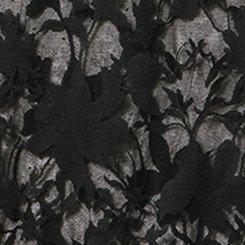 Shadow Lace Maxi Skirt, RICH BLACK, swatch