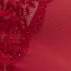 Plus Size Sequin Emma Lace Underwire Bodysuit, JESTER RED, swatch