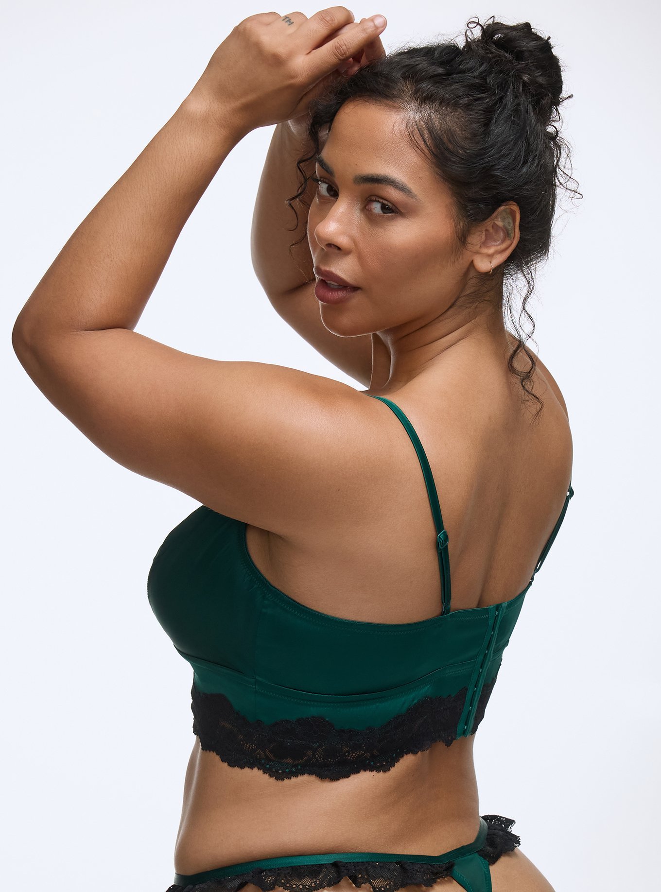 Shine Micro Wire-Free Bralette, BOTANICAL GARDEN, alternate
