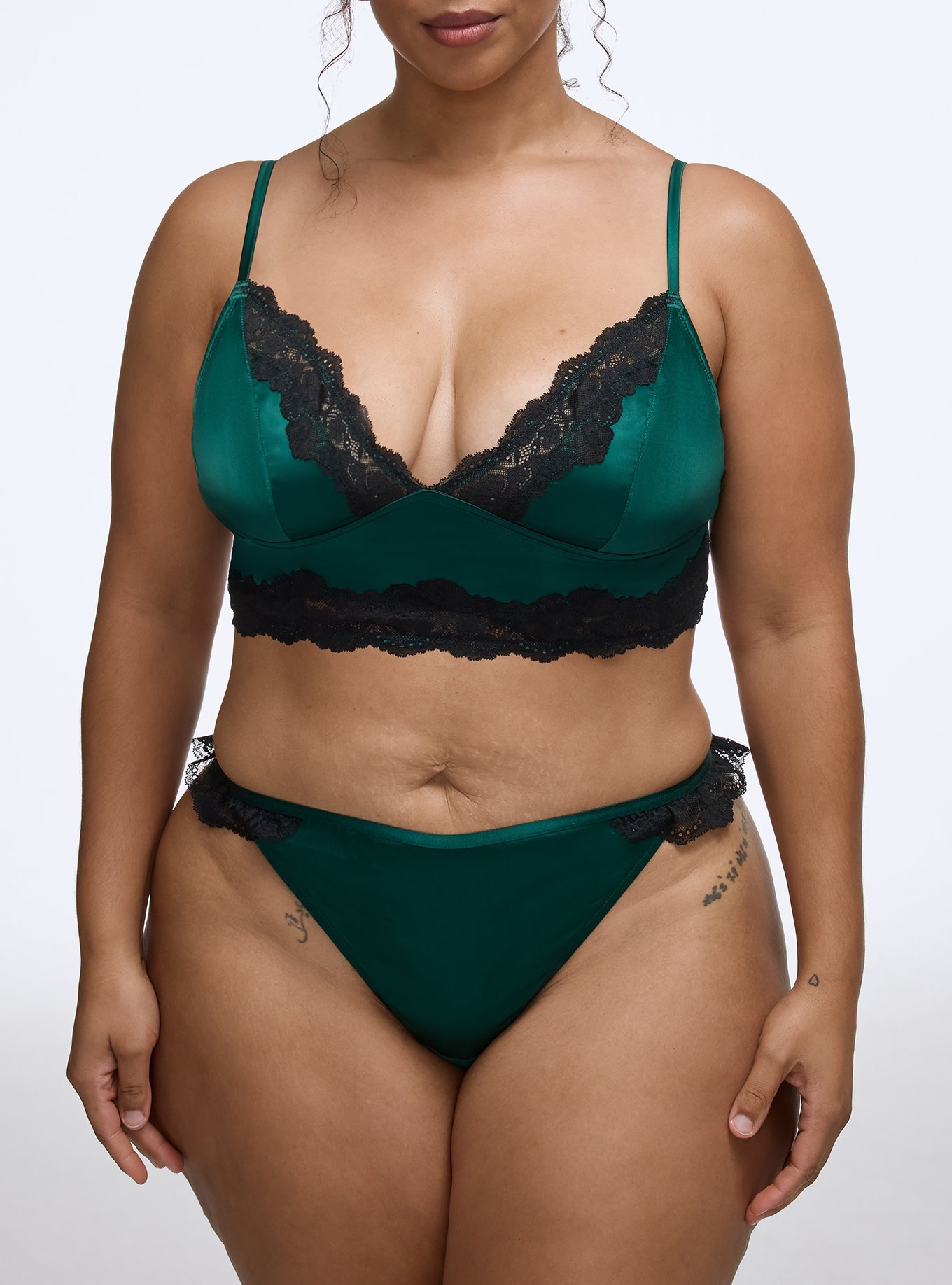 Shine Micro Wire-Free Bralette, BOTANICAL GARDEN, alternate