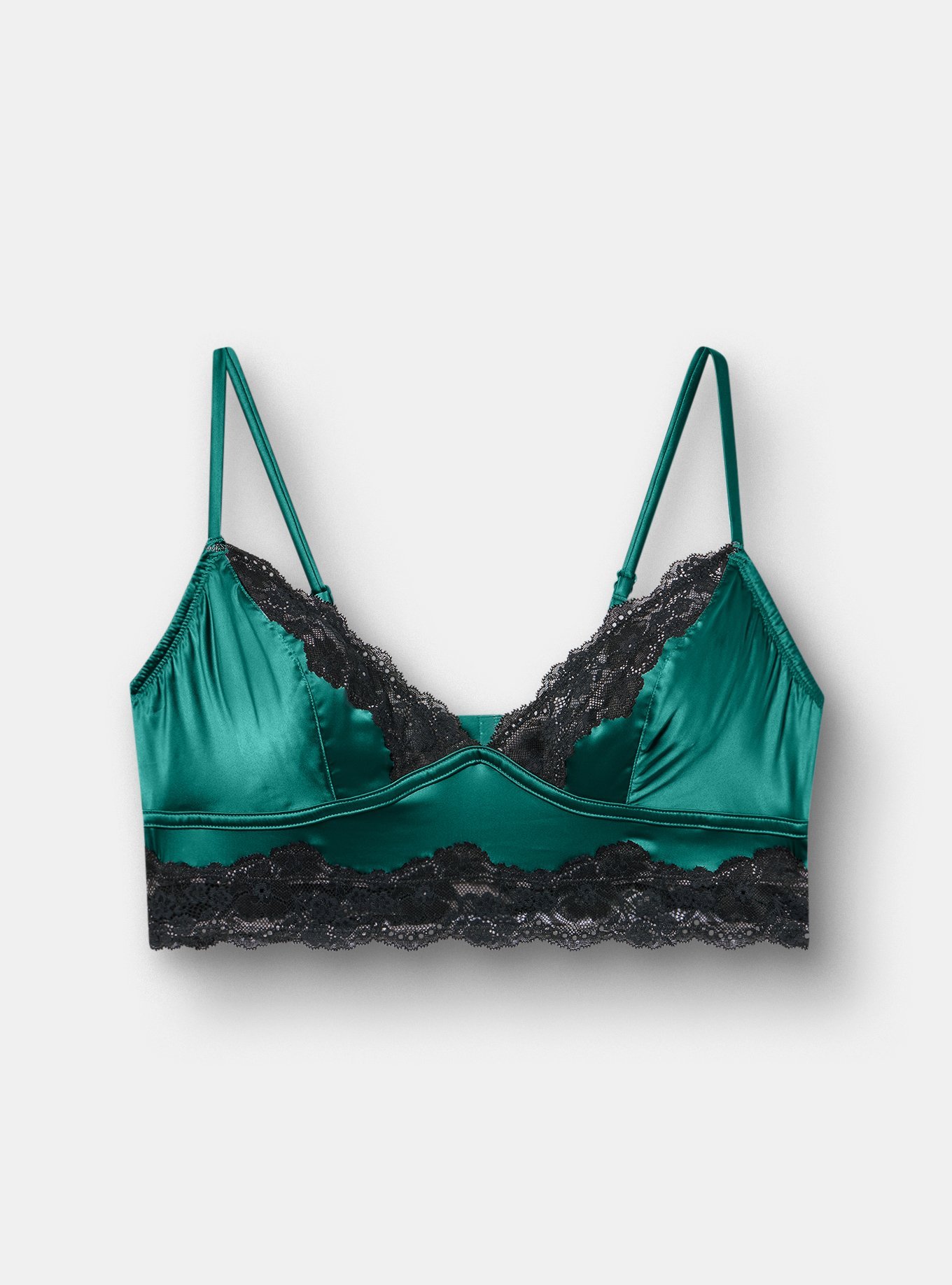 Shine Micro Wire-Free Bralette, BOTANICAL GARDEN, flat