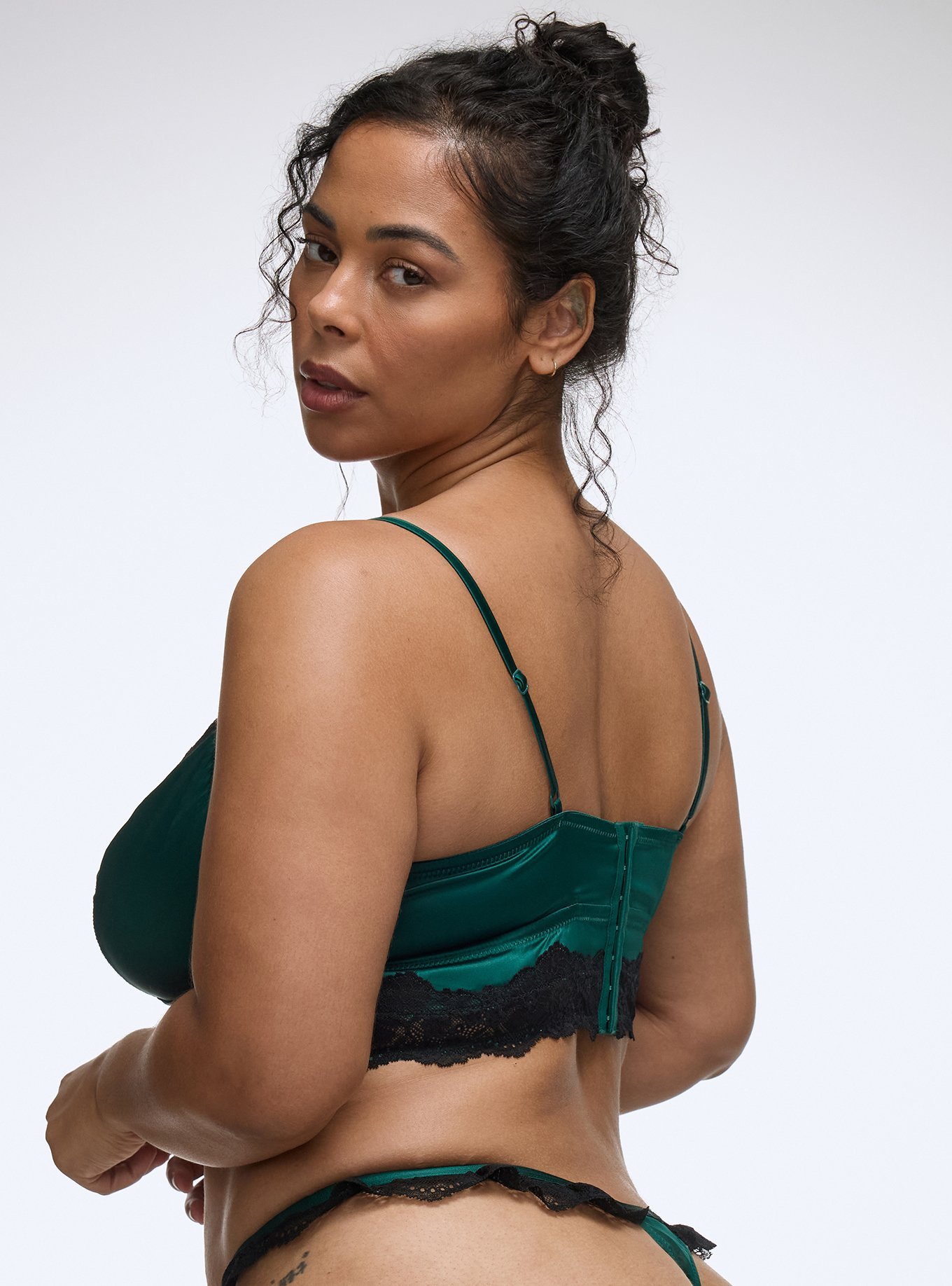 Shine Micro Scoop Waist Thong, BOTANICAL GREEN, alternate