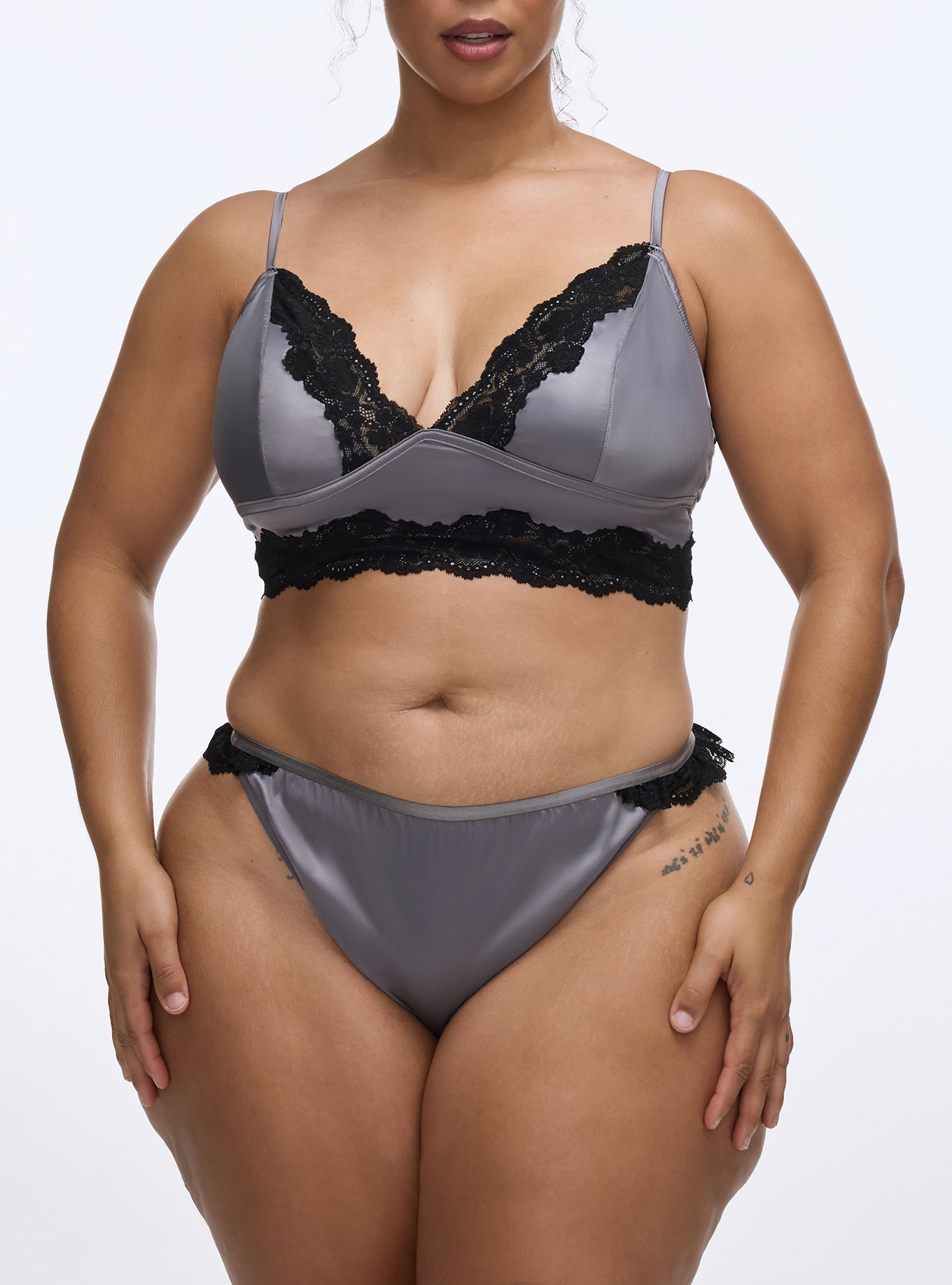Shine Micro Scoop Waist Thong, SILVER FILIGREE, alternate