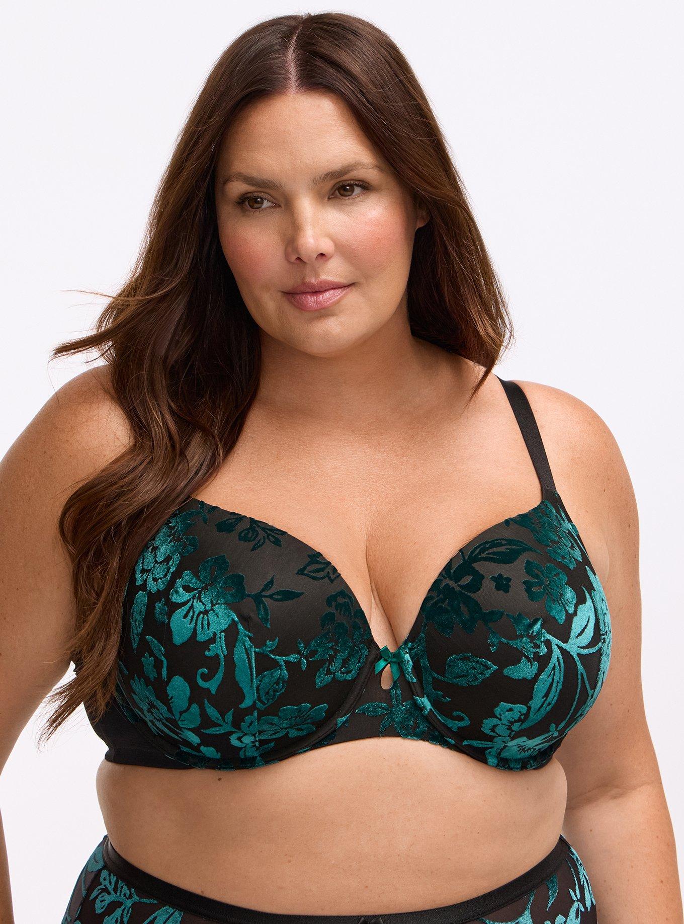 Perfect Coverage Lightly Lined Bra, MICKI FLORAL BURNOUT BOTANICAL GARDEN, hi-res