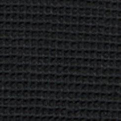 Plus Size Unlined Seamless Waffle Henley Scoop Bralette, RICH BLACK, swatch