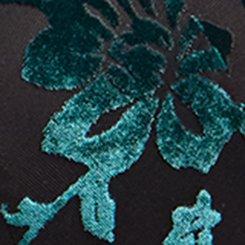 Wire-Free Push-Up Bra, MICKI FLORAL BURNOUT BOTANICAL GARDEN, swatch
