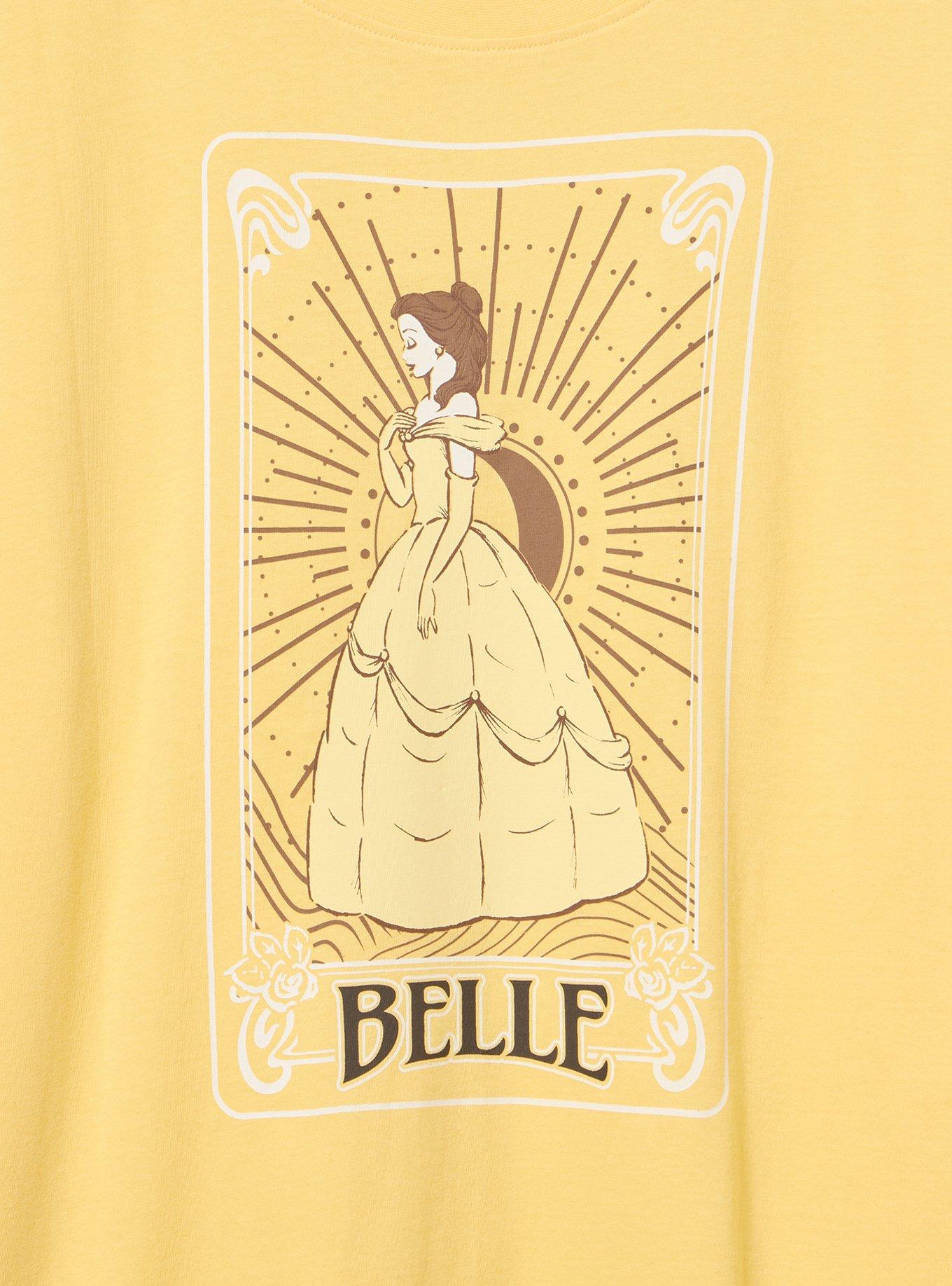 Disney Beauty & The Beast Classic Cotton Crew Tee, SUNDRESS YELLOW, alternate
