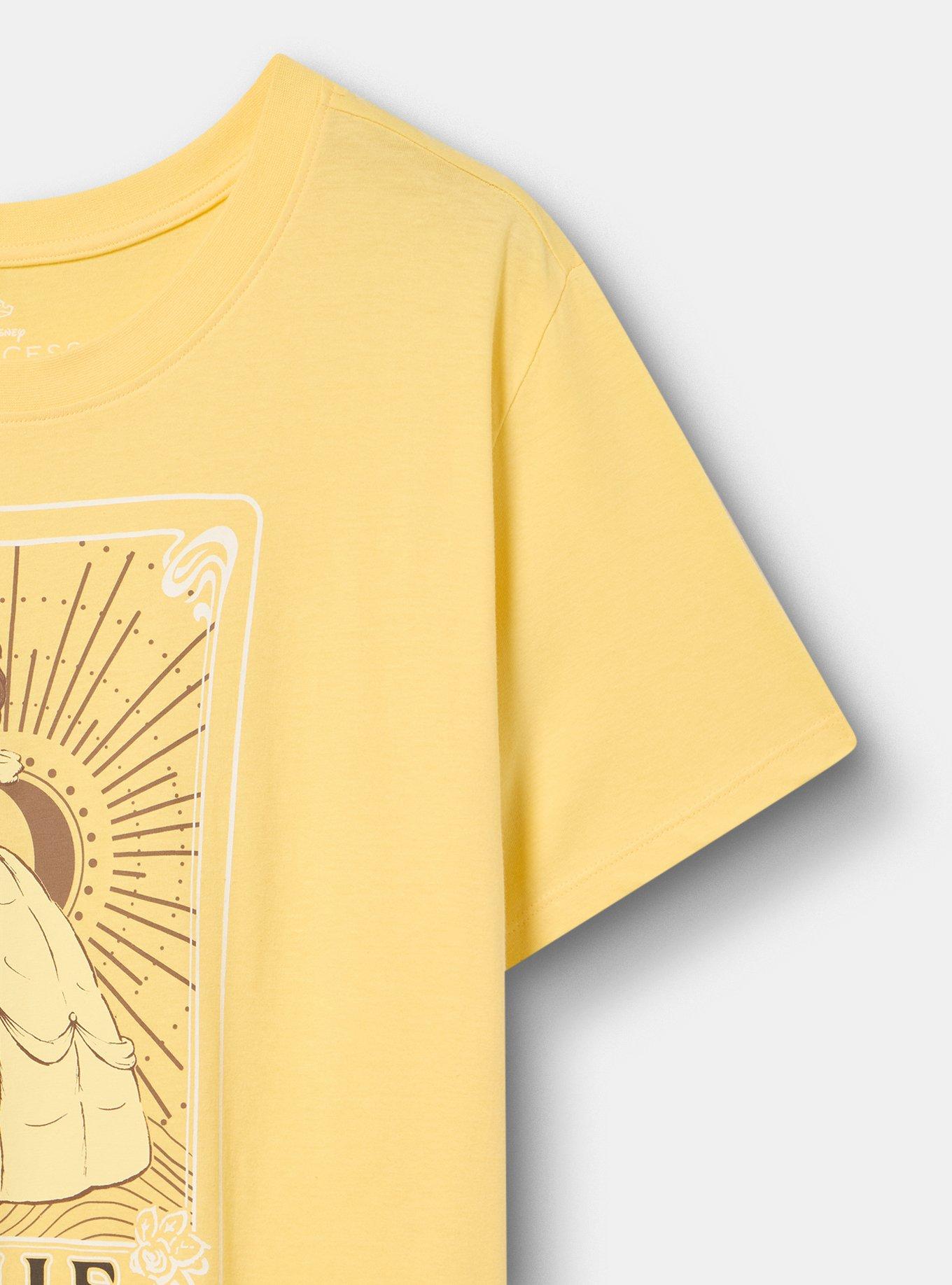 Disney Beauty & The Beast Classic Cotton Crew Tee, SUNDRESS YELLOW, alternate