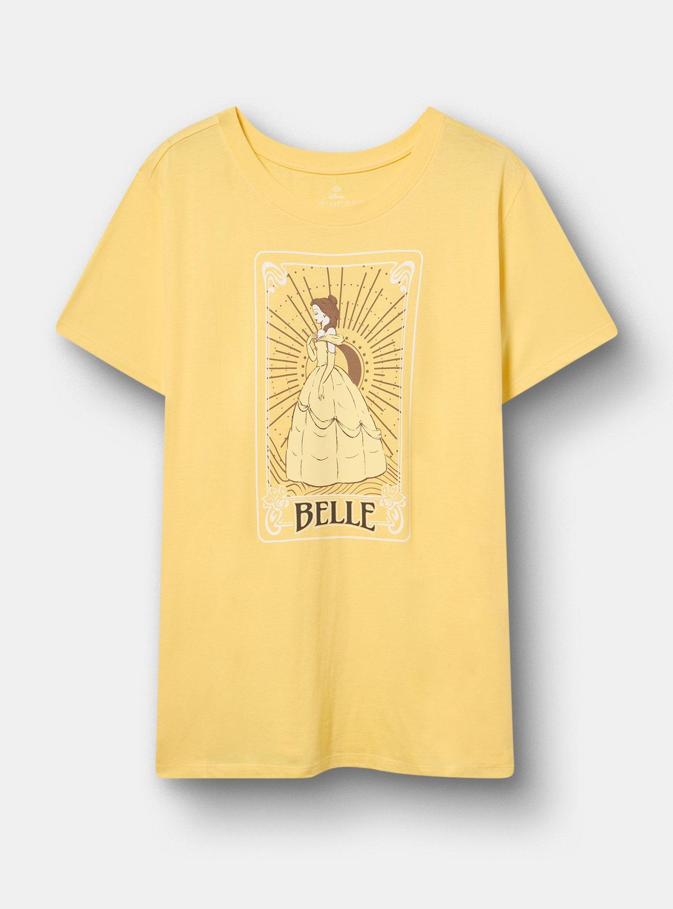 Disney Beauty & The Beast Classic Cotton Crew Tee, SUNDRESS YELLOW, hi-res