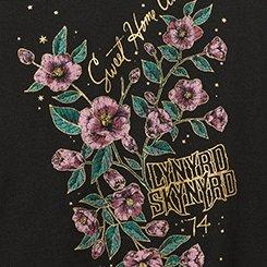 Lynyrd Skynyrd Classic Cotton V-Neck Tank, DEEP BLACK, swatch