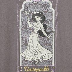 Disney Jasmine Classic Cotton Crew Tee, GREY, swatch