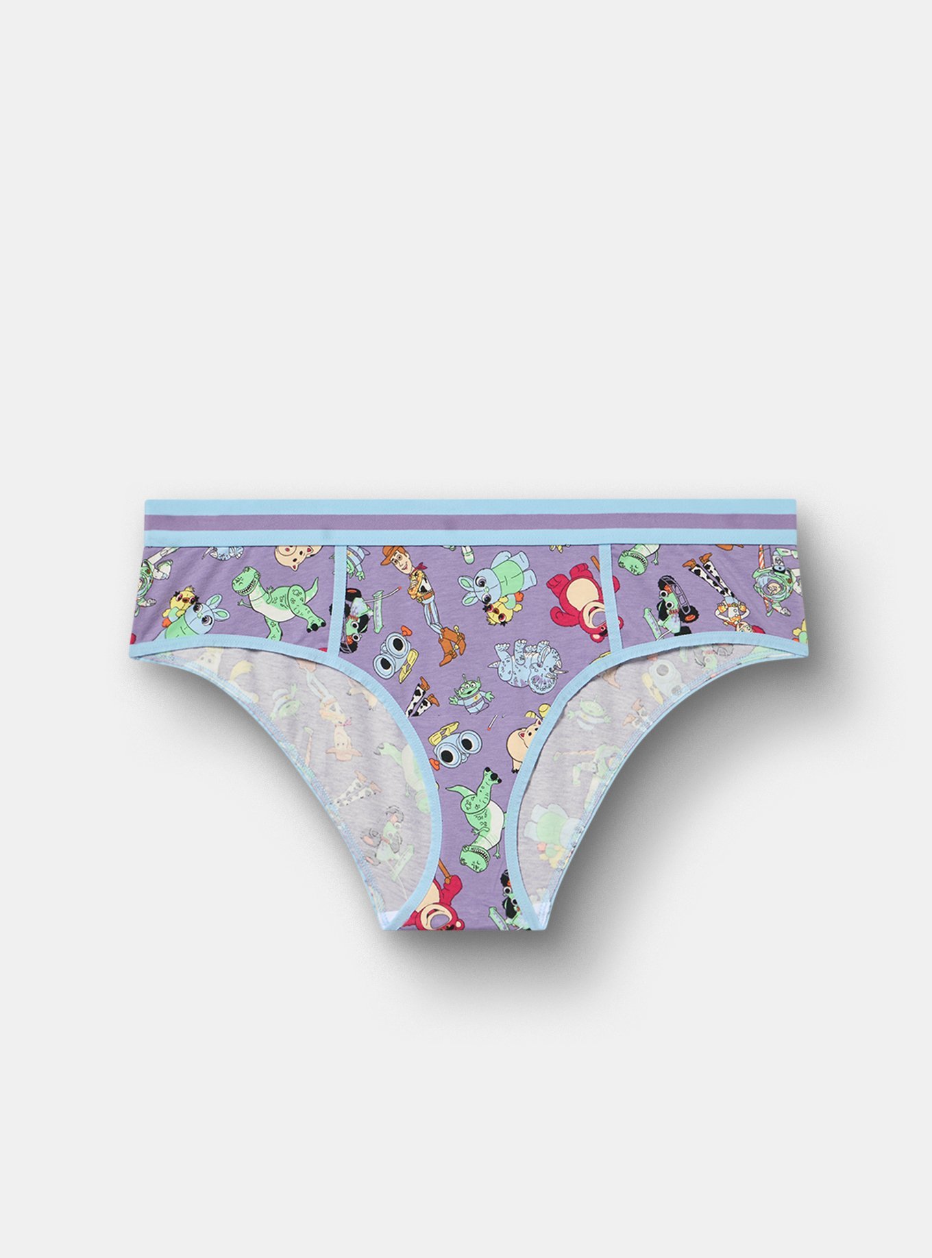 Plus Size Toy Story Mid-Rise Cotton Hipster Panty, MULTI, hi-res