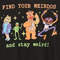 Muppets Classic Cotton Crew Tee, DEEP BLACK, swatch