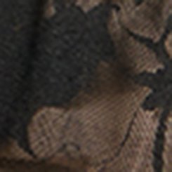 Shadow Lace Tie Front Bralette, RICH BLACK, swatch