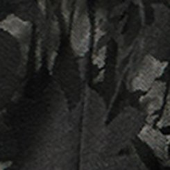 Shadow Lace Flare Babydoll, RICH BLACK, swatch