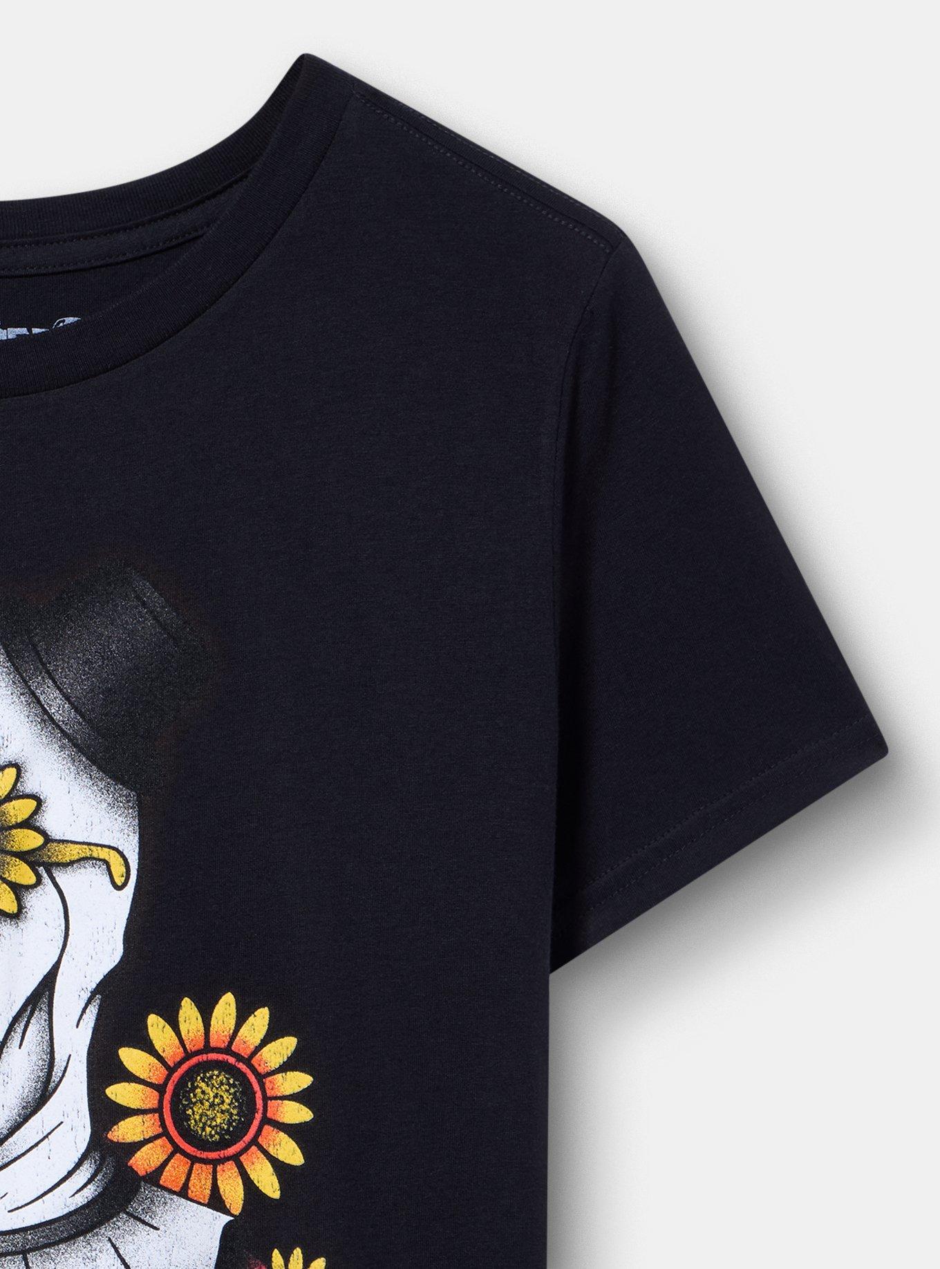 Plus Size Terrifier Classic Cotton Crew Tee, DEEP BLACK, alternate