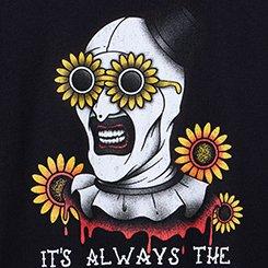 Plus Size Terrifier Classic Cotton Crew Tee, DEEP BLACK, swatch