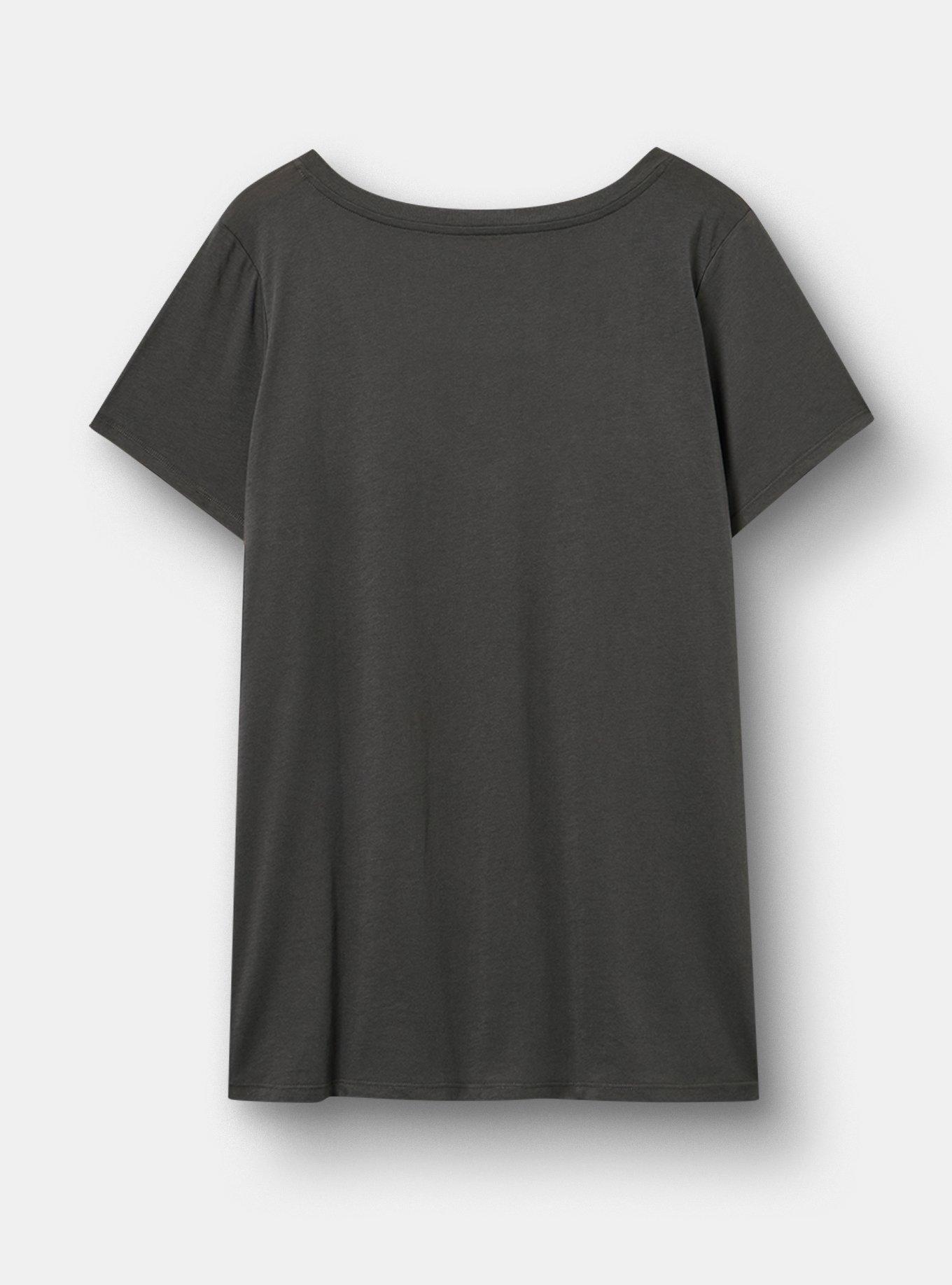 Fender Classic Cotton V-Neck Tee, VINTAGE BLACK, alternate