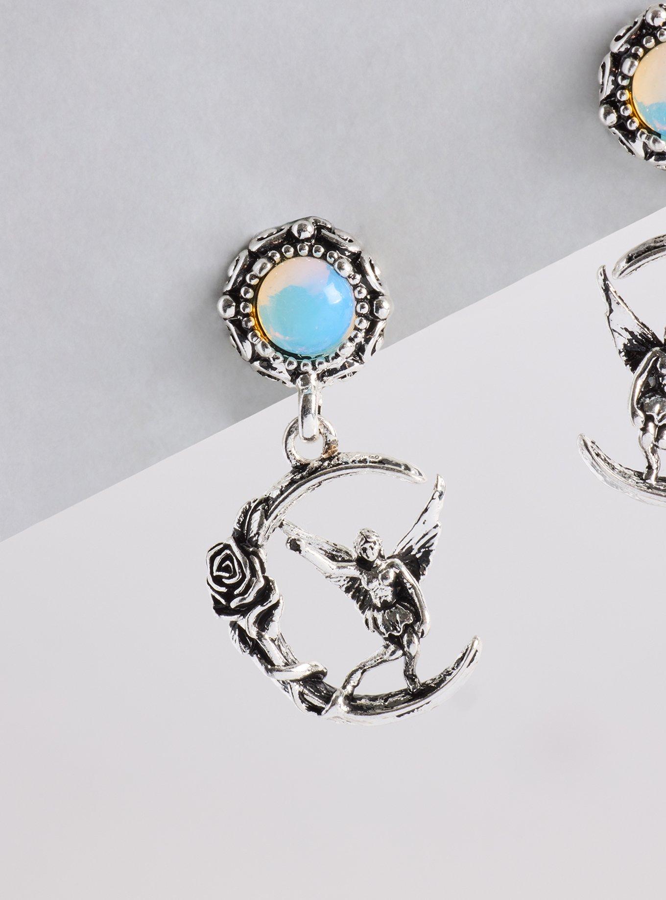 Fairy Moon Statement Earring, , alternate