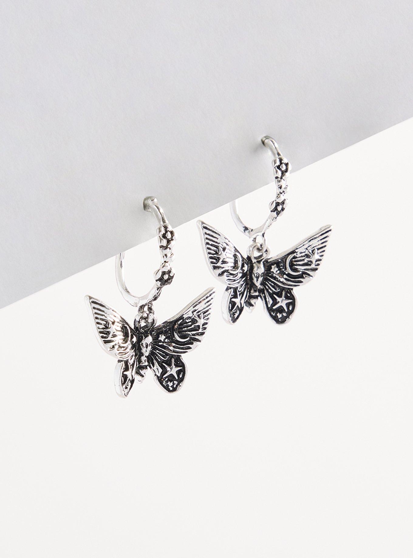 Moth Fairy Hoop Earring, , hi-res