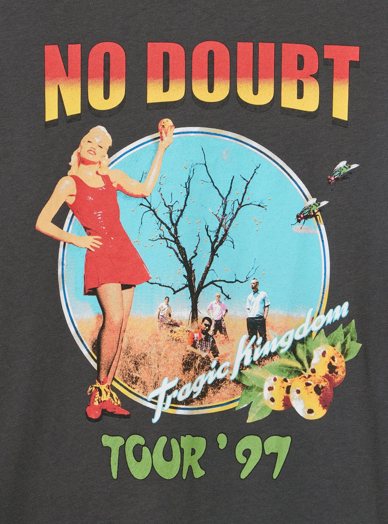 Plus Size No Doubt Classic Cotton Crew Tee, VINTAGE BLACK, alternate