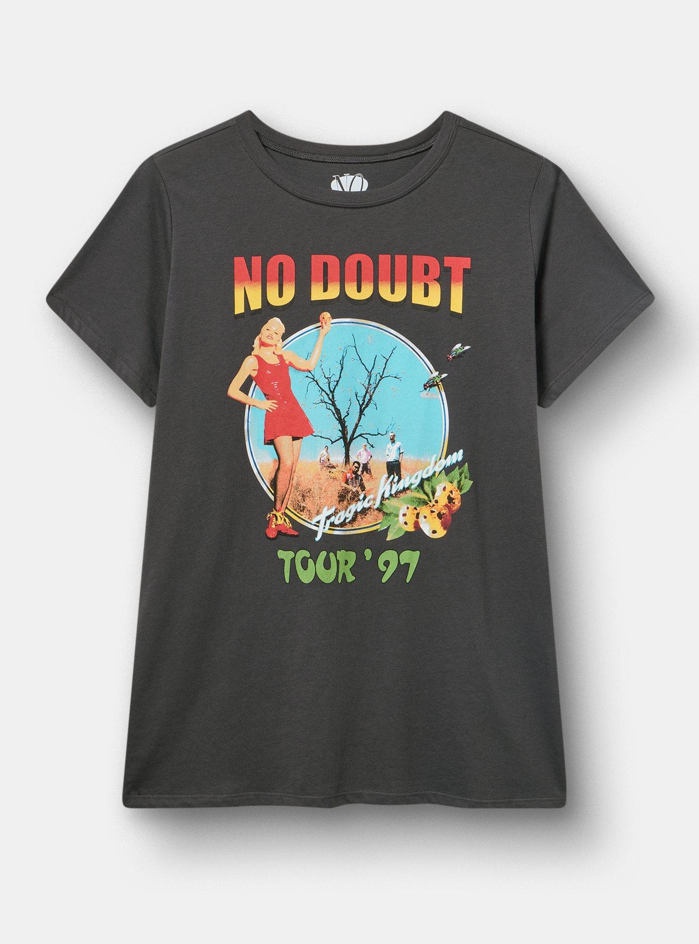 Plus Size No Doubt Classic Cotton Crew Tee, VINTAGE BLACK, hi-res