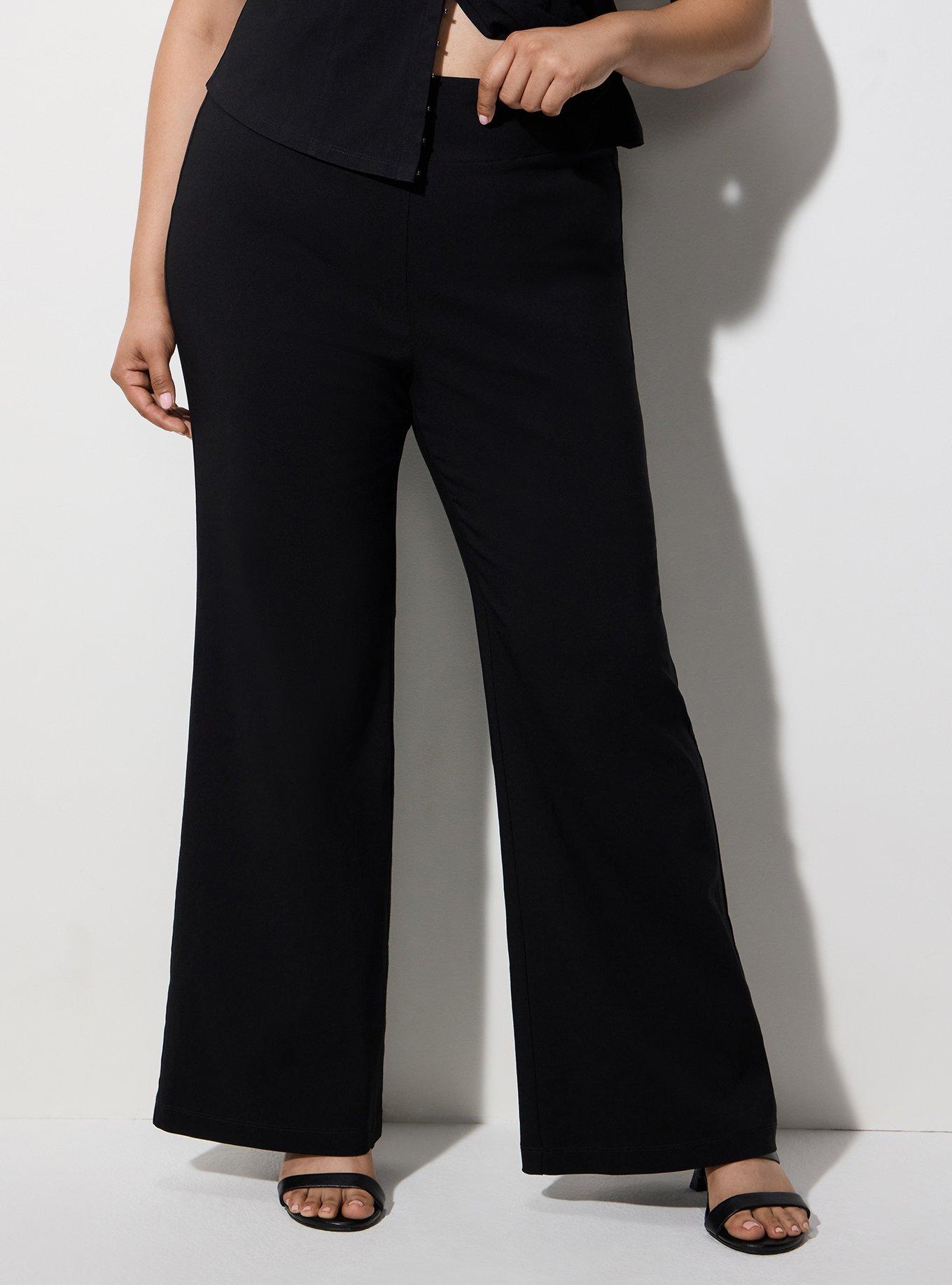 Plus Size LoveSick Flare Pant, DEEP BLACK, alternate