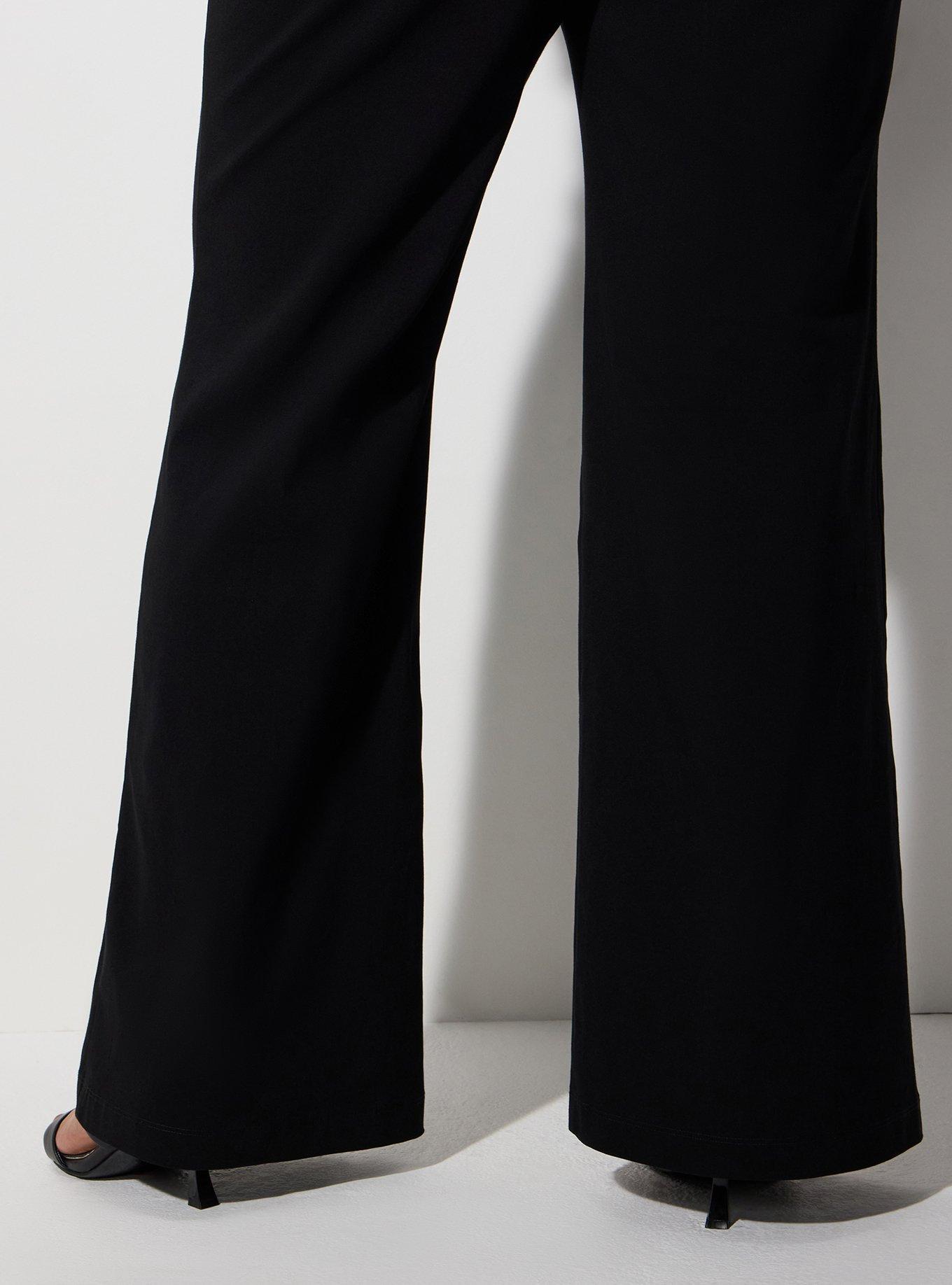 Plus Size LoveSick Flare Pant, DEEP BLACK, alternate