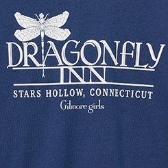 Gilmore Girls Classic Cotton V-Neck Tee, PEACOAT, swatch