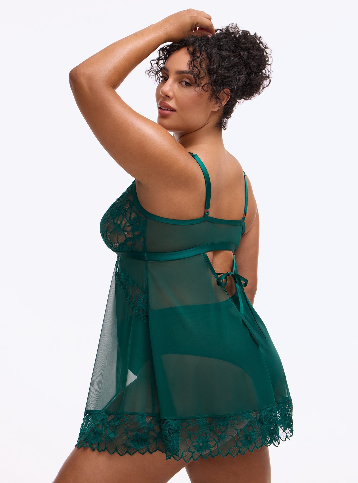 Cozy Valentina Wireless Babydoll, BOTANICAL GARDEN, alternate