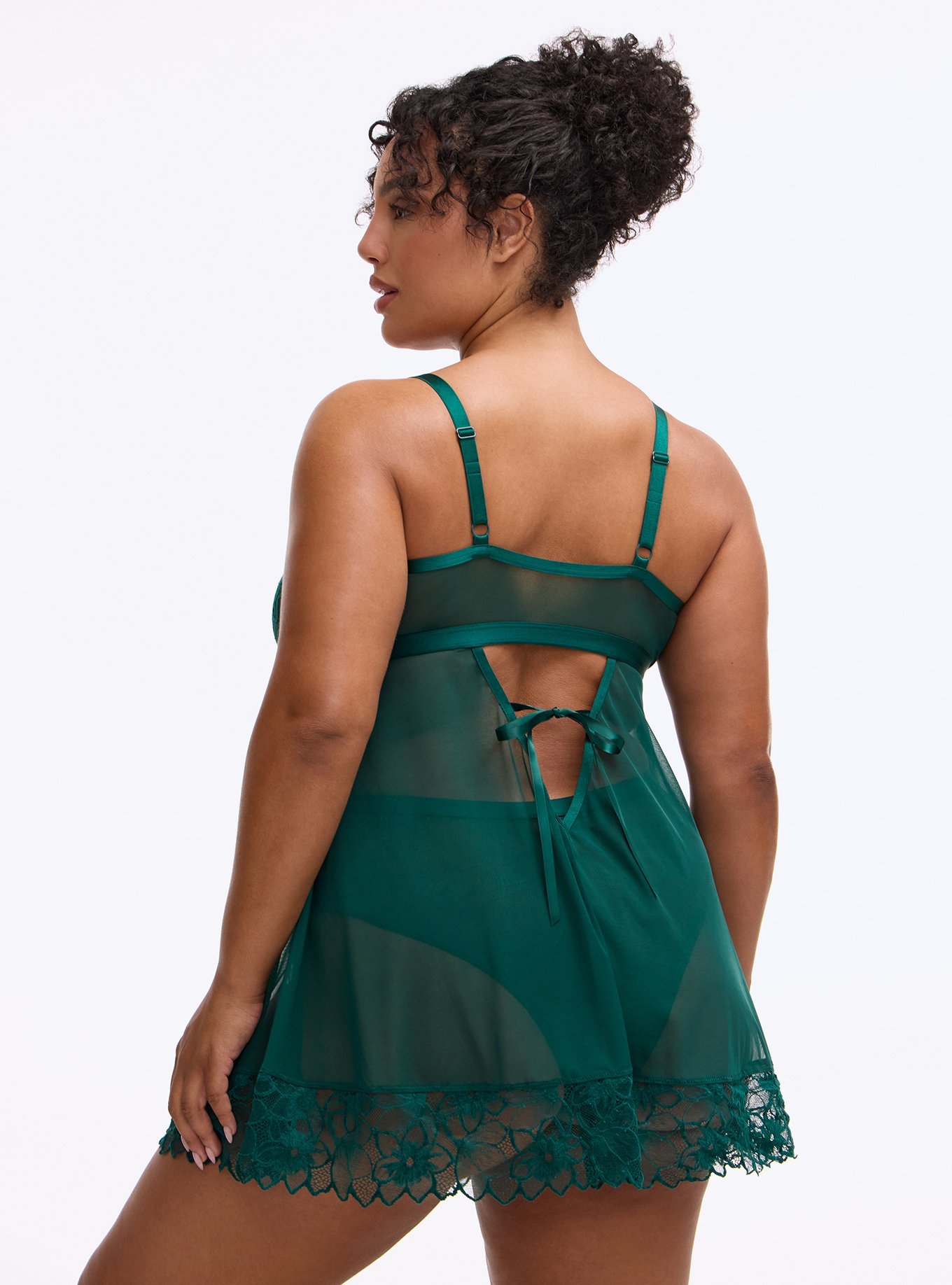 Cozy Valentina Wireless Babydoll, BOTANICAL GARDEN, alternate